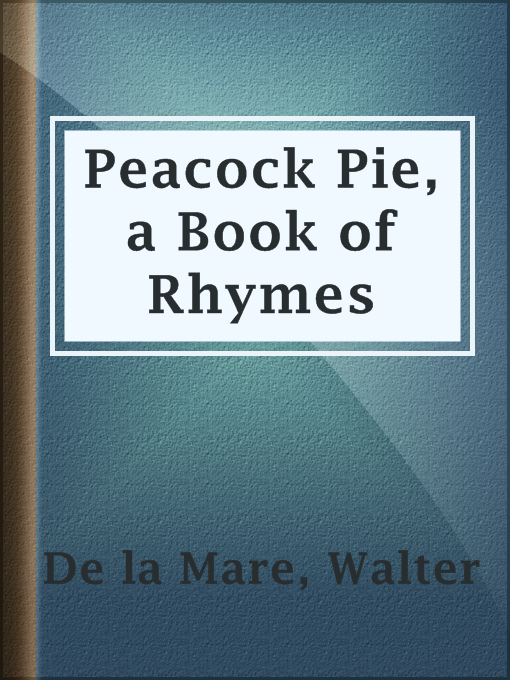 Cover image for Peacock Pie, a Book of Rhymes